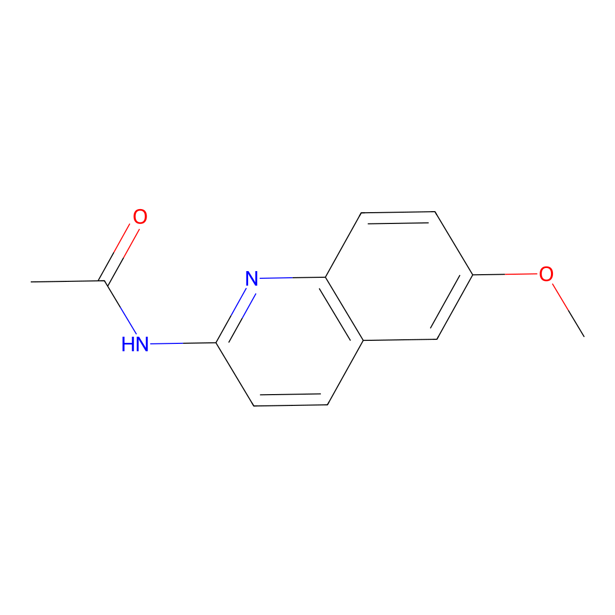 N-(6-Methoxyquinolin-2-yl)acetamide molecular structure, CAS 2221953-63-3