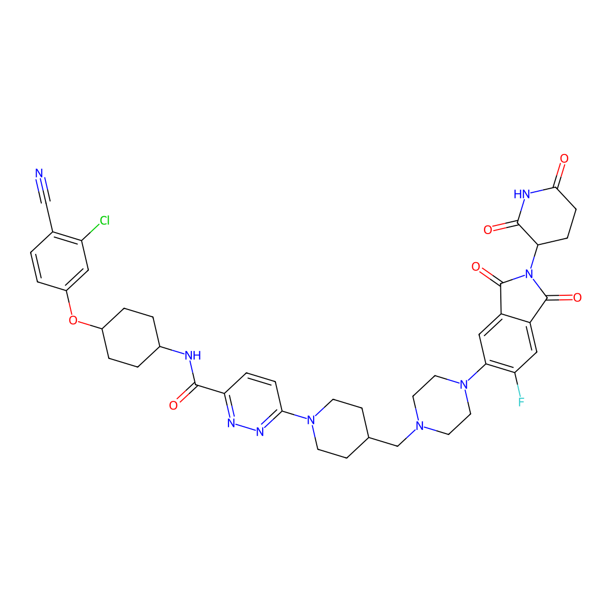 Bavdegalutamide molecular structure, CAS 2222112-77-6