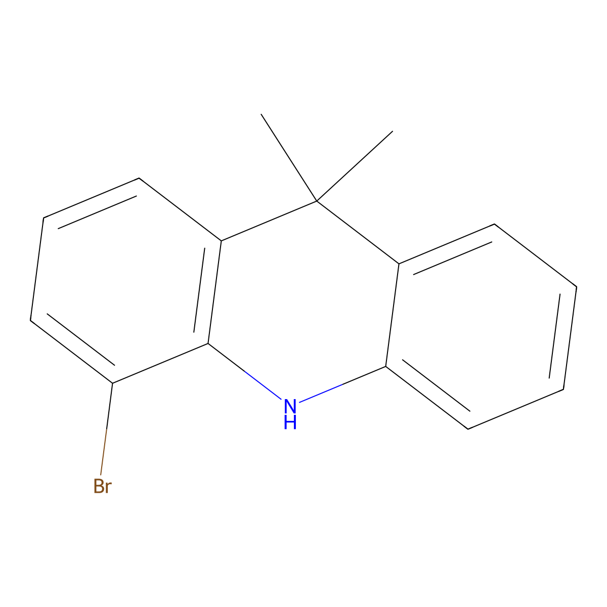 4-Bromo-9,9-dimethyl-9,10-dihydroacridine molecular structure, CAS 2222130-32-5