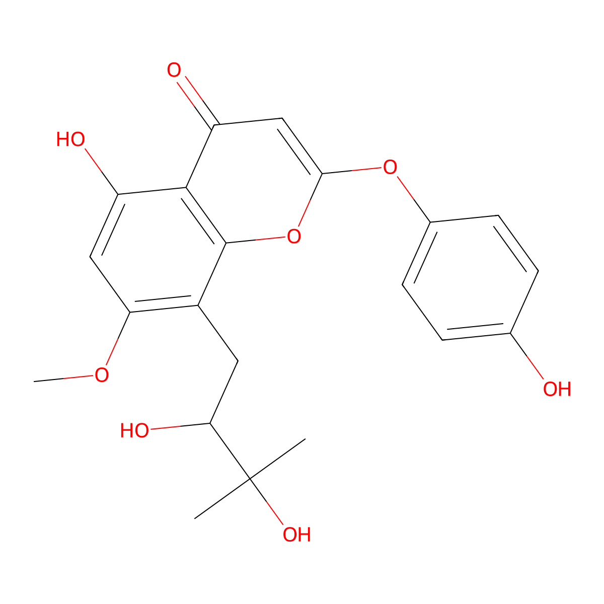 Epimedonin I molecular structure, CAS 2222285-83-6
