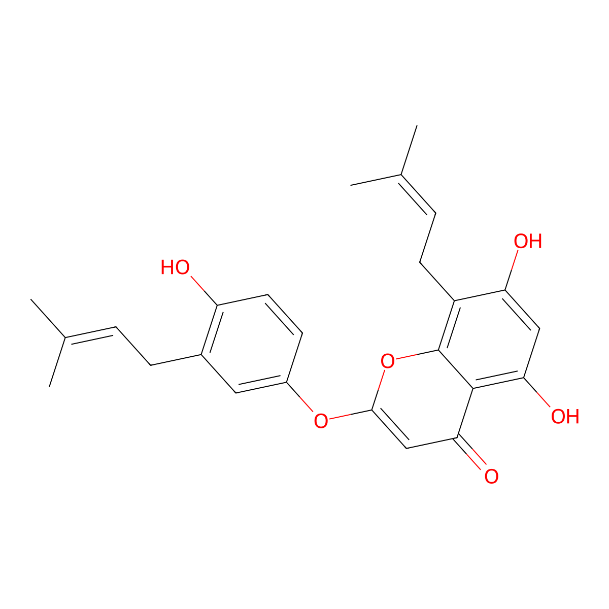 Epimedonin J molecular structure, CAS 2222285-84-7