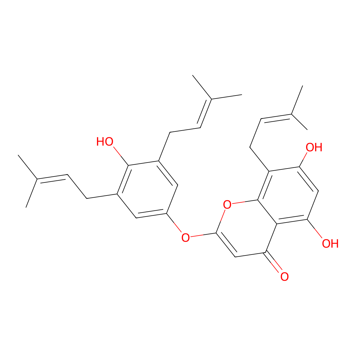 Epimedonin K molecular structure, CAS 2222285-85-8
