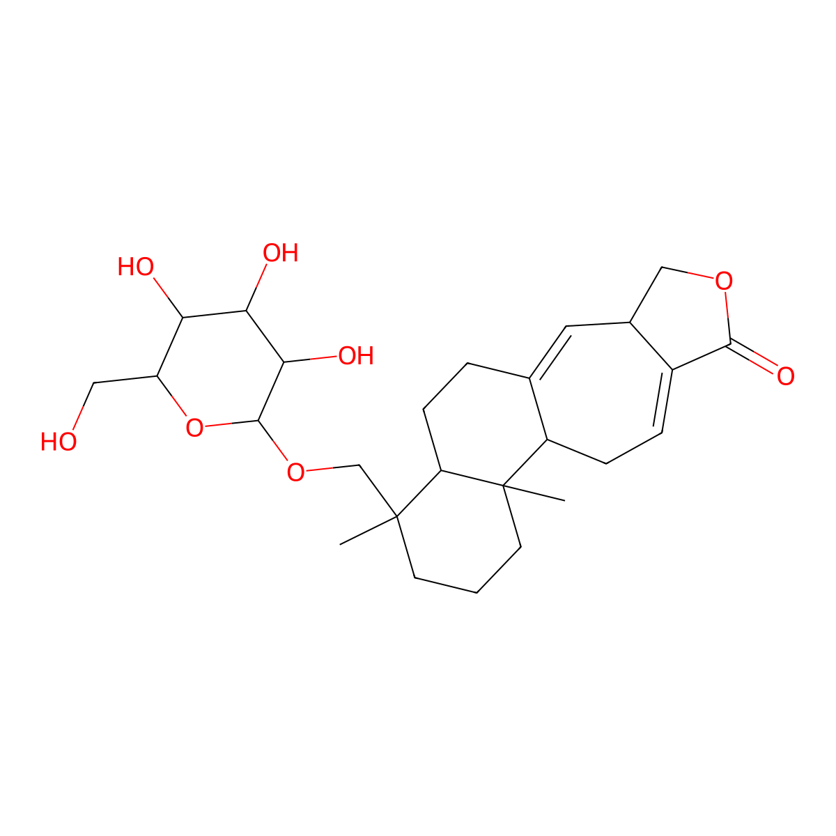 Viburnumoside molecular structure, CAS 2222365-74-2
