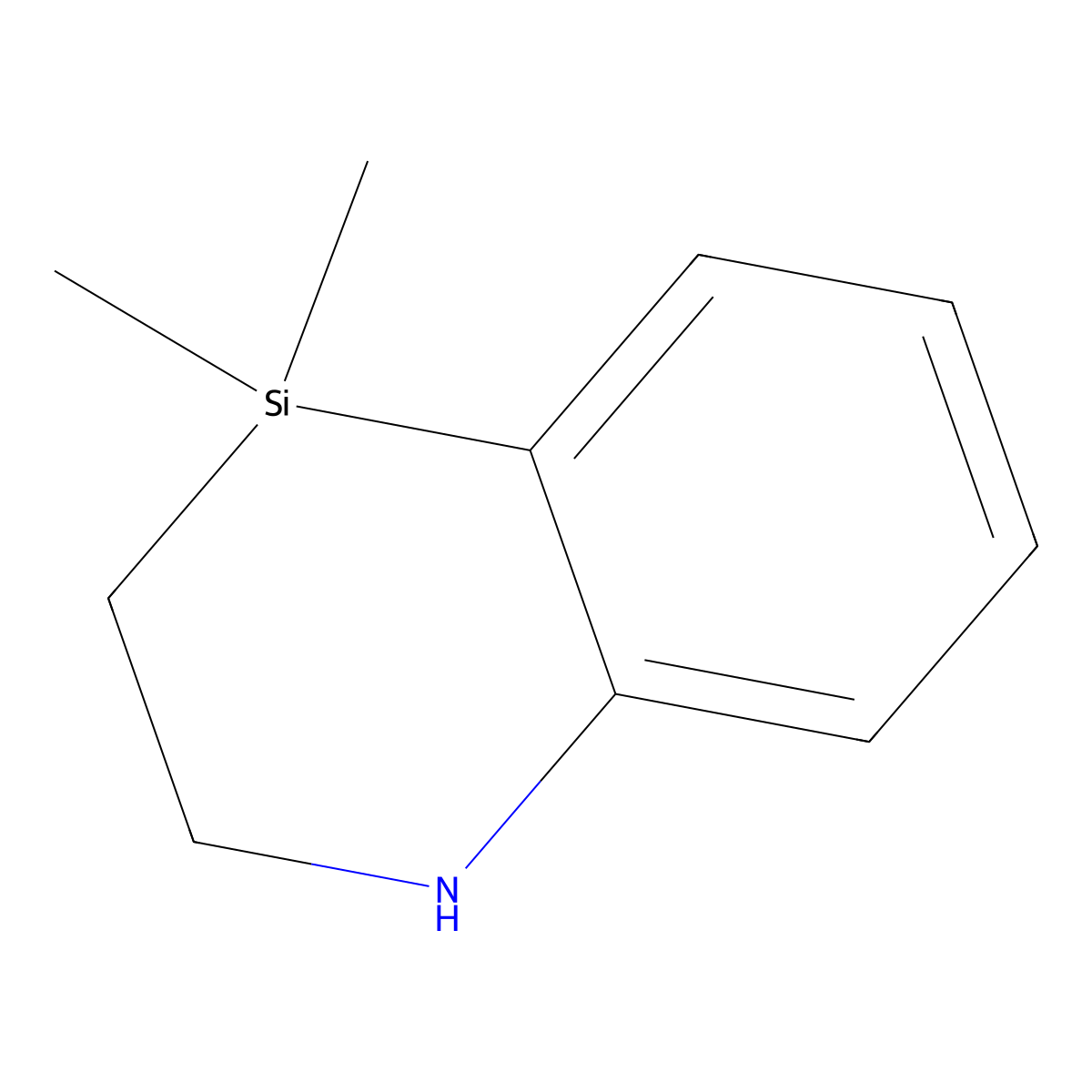 4,4-Dimethyl-1,2,3,4-tetrahydrobenzo[b][1,4]azasiline molecular structure, CAS 2222440-87-9