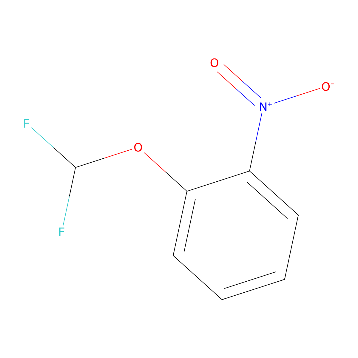 1-(Difluoromethoxy)-2-nitrobenzene molecular structure, CAS 22225-77-0