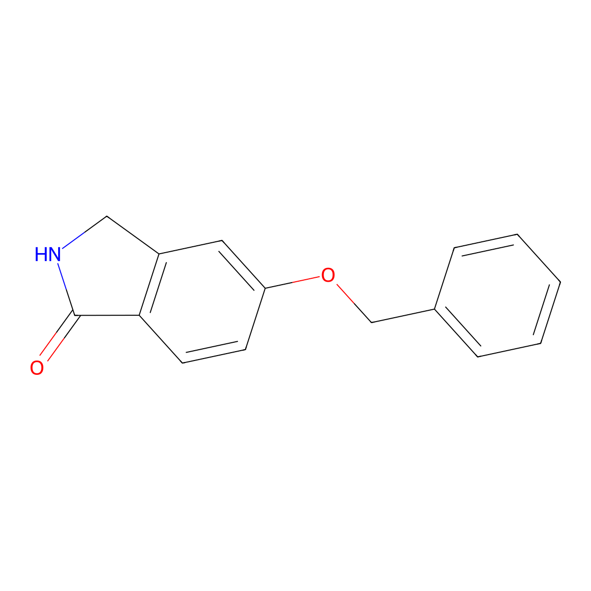 5-(Benzyloxy)-2,3-dihydroisoindol-1-one molecular structure, CAS 2222512-09-4