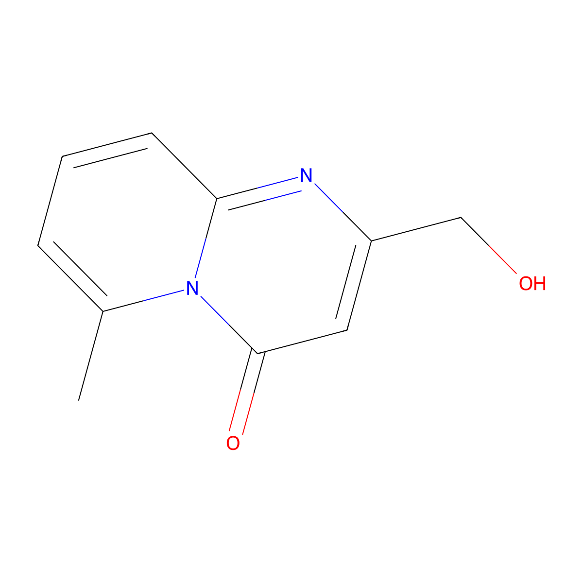 2-(Hydroxymethyl)-6-methylpyrido[1,2-a]pyrimidin-4-one molecular structure, CAS 2222512-20-9