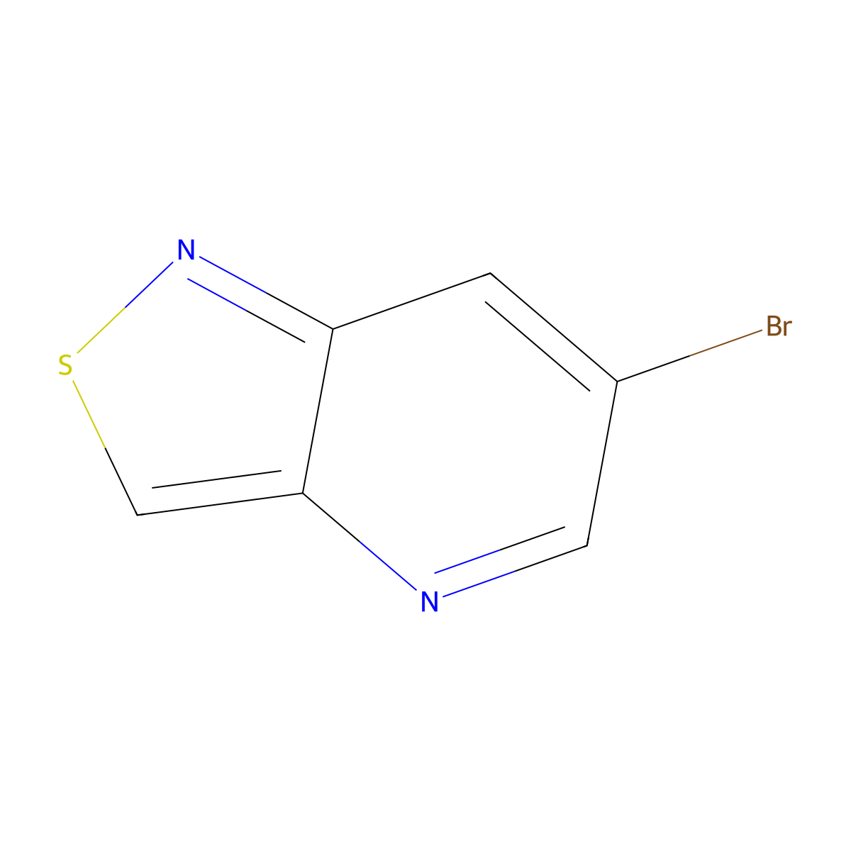 6-Bromoisothiazolo[4,3-b]pyridine molecular structure, CAS 2222541-50-4