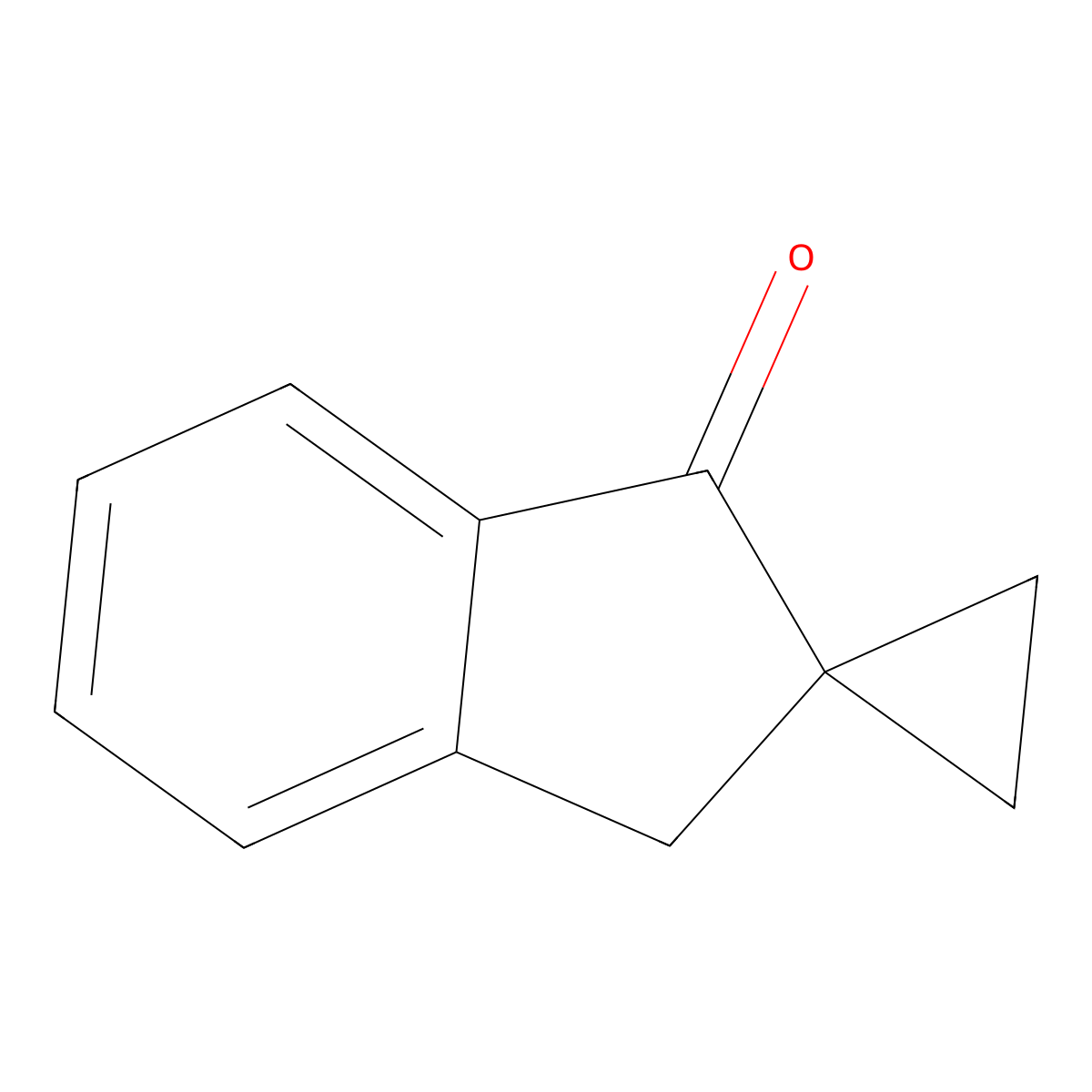 1',3'-Dihydrospiro(cyclopropane-1,2'-indene)-3'-one molecular structure, CAS 22228-23-5