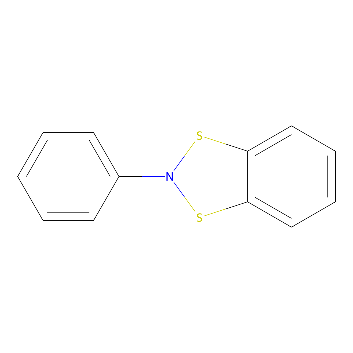 2-Phenyl-2H-1,3,2-benzodithiazole molecular structure, CAS 222291-84-1