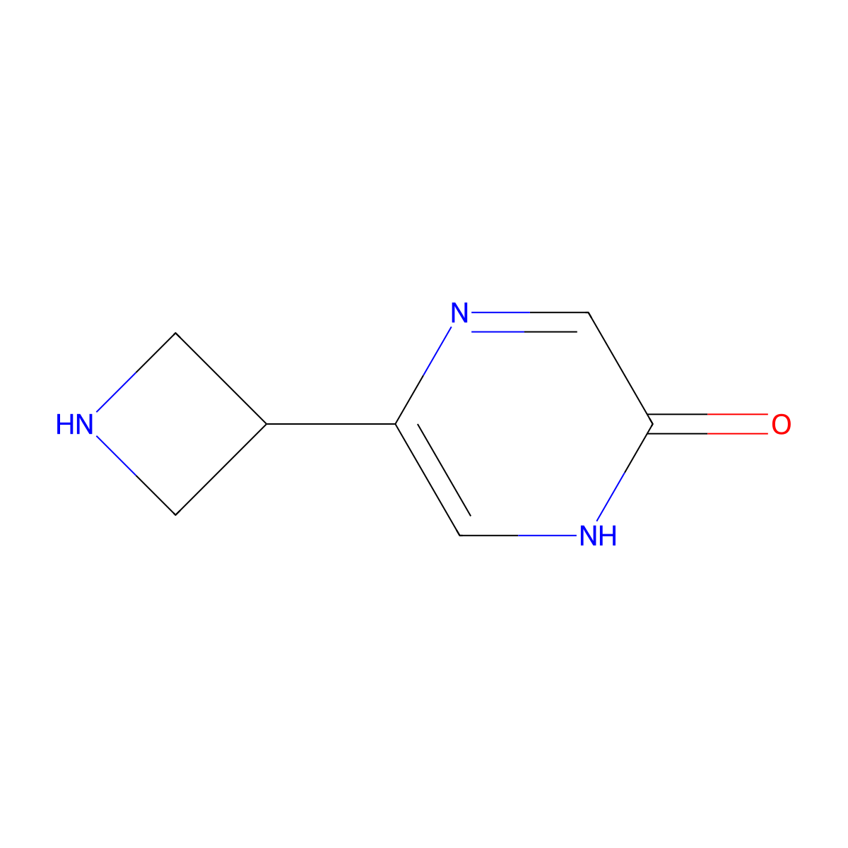 5-(Azetidin-3-yl)pyrazin-2-ol molecular structure, CAS 2222934-41-8