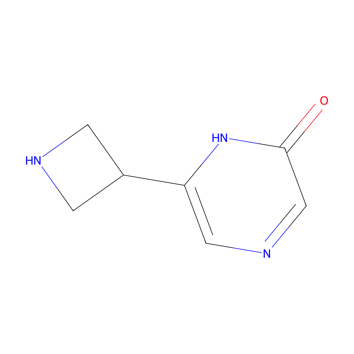 6-(Azetidin-3-yl)pyrazin-2-ol molecular structure, CAS 2222935-04-6