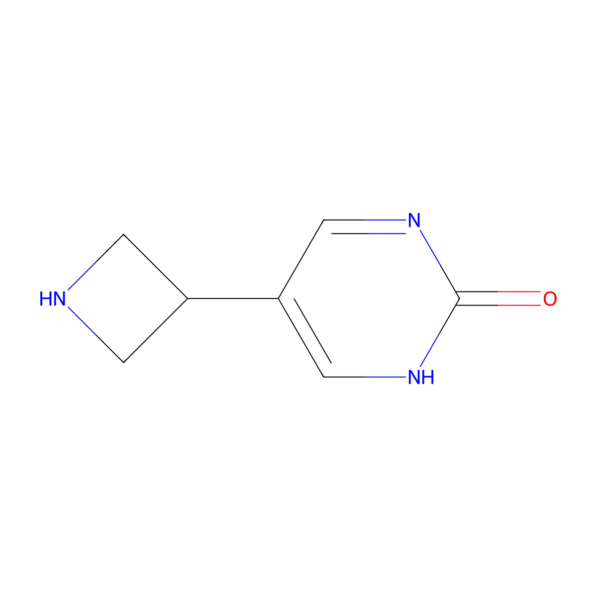 5-(Azetidin-3-yl)pyrimidin-2-ol molecular structure, CAS 2222937-43-9