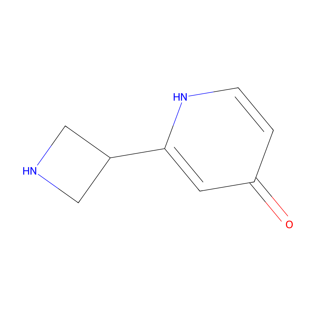 2-(Azetidin-3-yl)pyridin-4-ol molecular structure, CAS 2222938-08-9