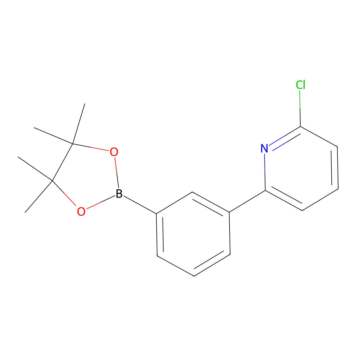 3-(6-Chloropyridin-2-yl)phenylboronic acid pinacol ester molecular structure, CAS 2223011-63-8