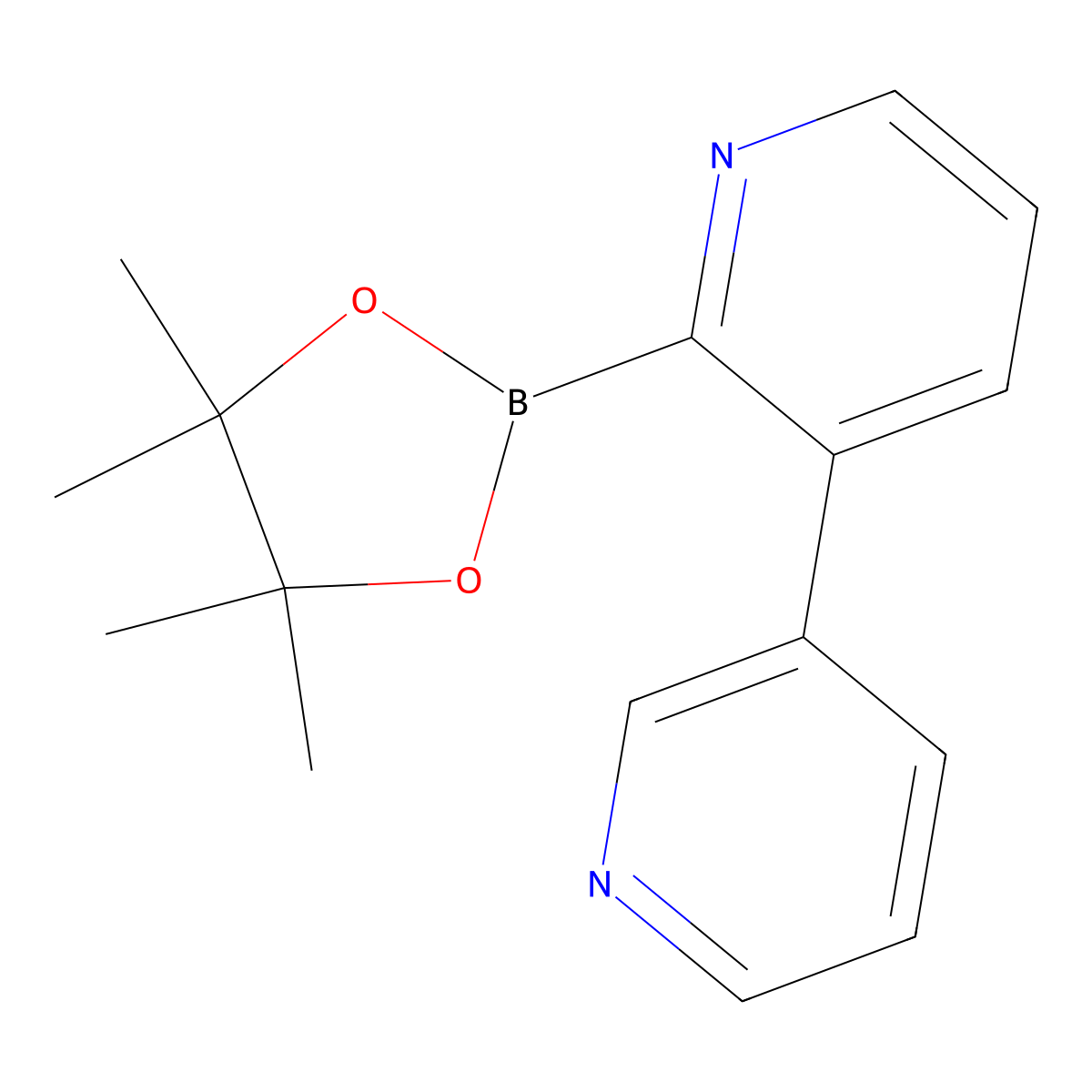 3-(Pyridin-3-yl)pyridine-2-boronic acid pinacol ester molecular structure, CAS 2223012-22-2