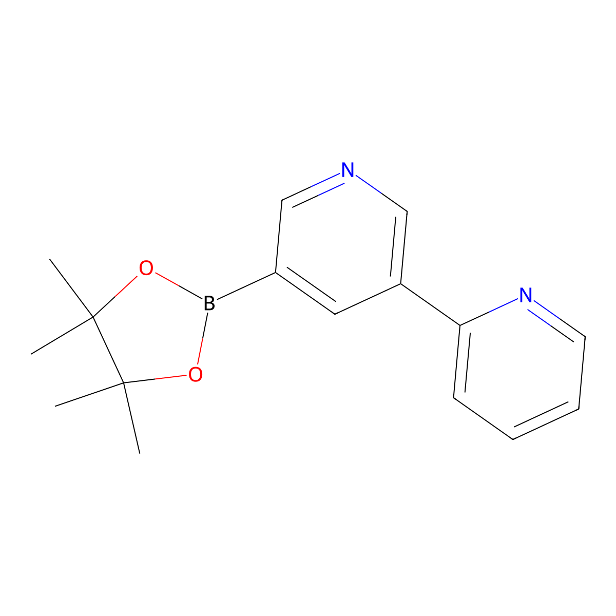 5-(2-Pyridyl)pyridine-3-boronic acid pinacol ester molecular structure, CAS 2223012-95-9