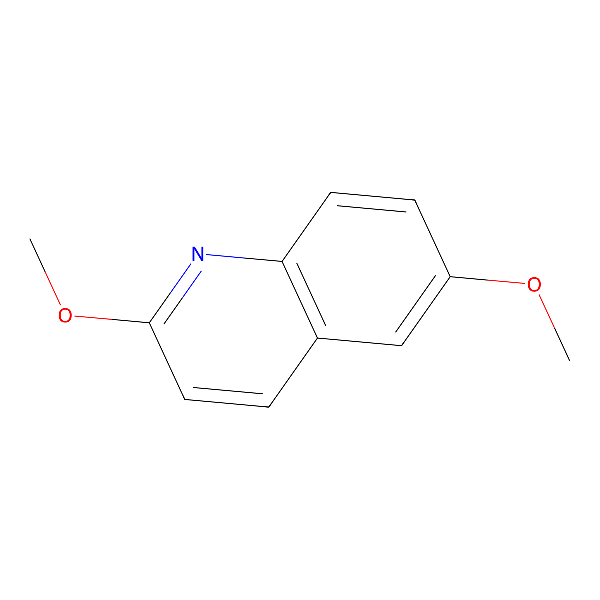 2,6-Dimethoxyquinoline molecular structure, CAS 222317-31-9