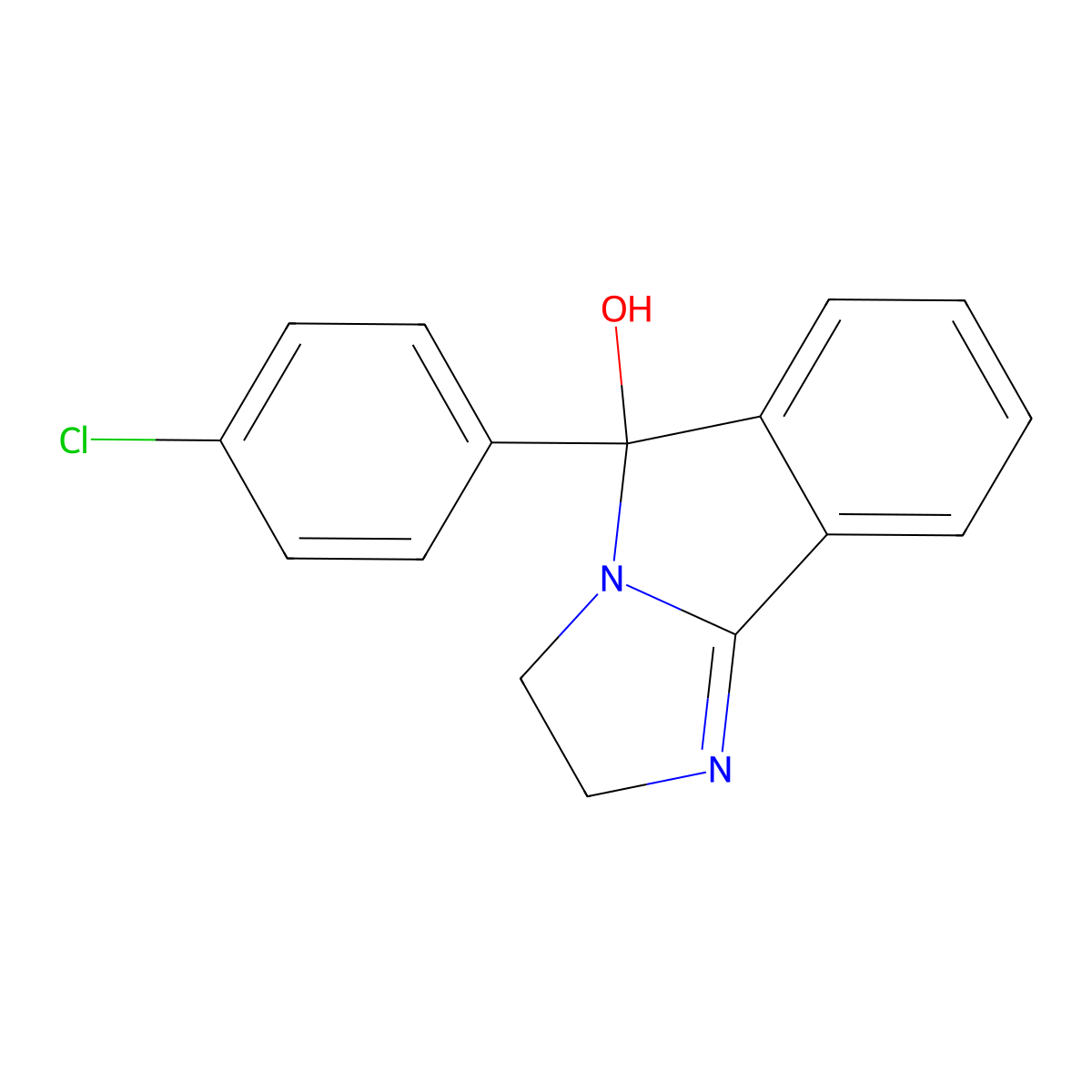 Mazindol molecular structure, CAS 22232-71-9