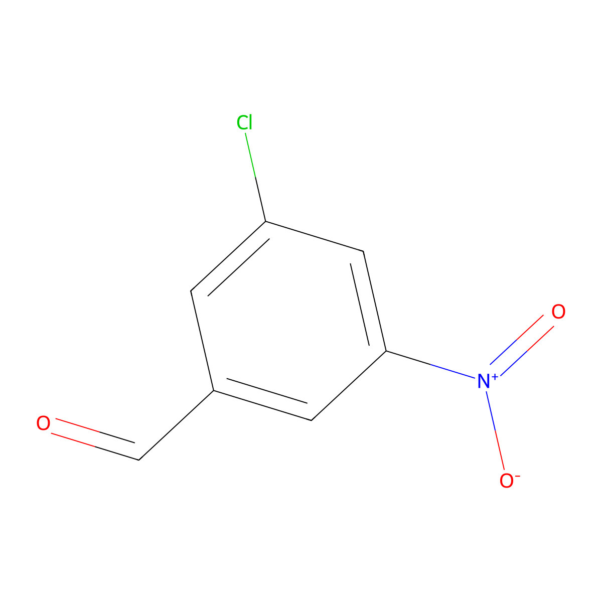 3-Chloro-5-nitrobenzaldehyde molecular structure, CAS 22233-54-1