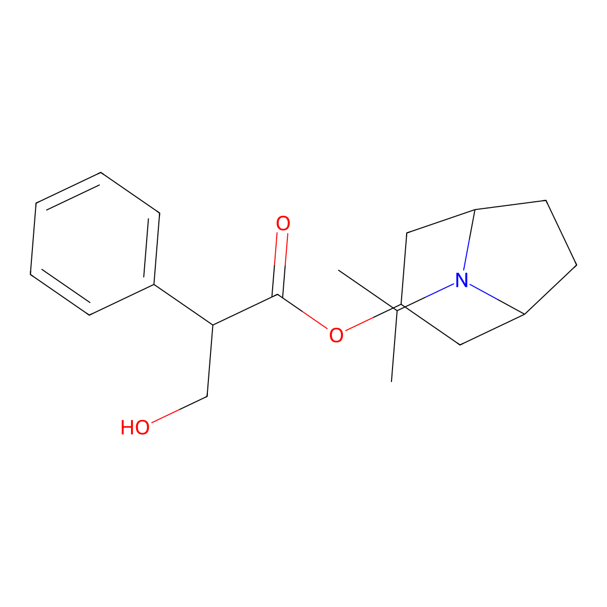 N-Isopropyl Noratropine molecular structure, CAS 22235-81-0