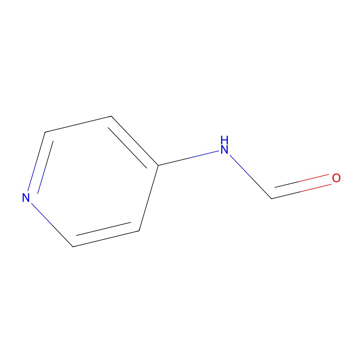 N-(Pyridin-4-YL)formamide molecular structure, CAS 22236-91-5