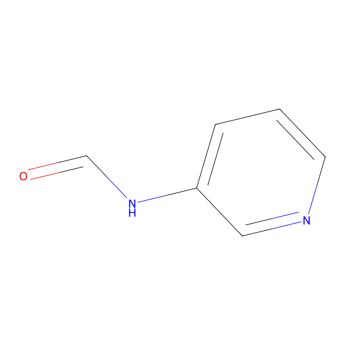 N-Pyridin-3-yl-formamide molecular structure, CAS 22236-96-0