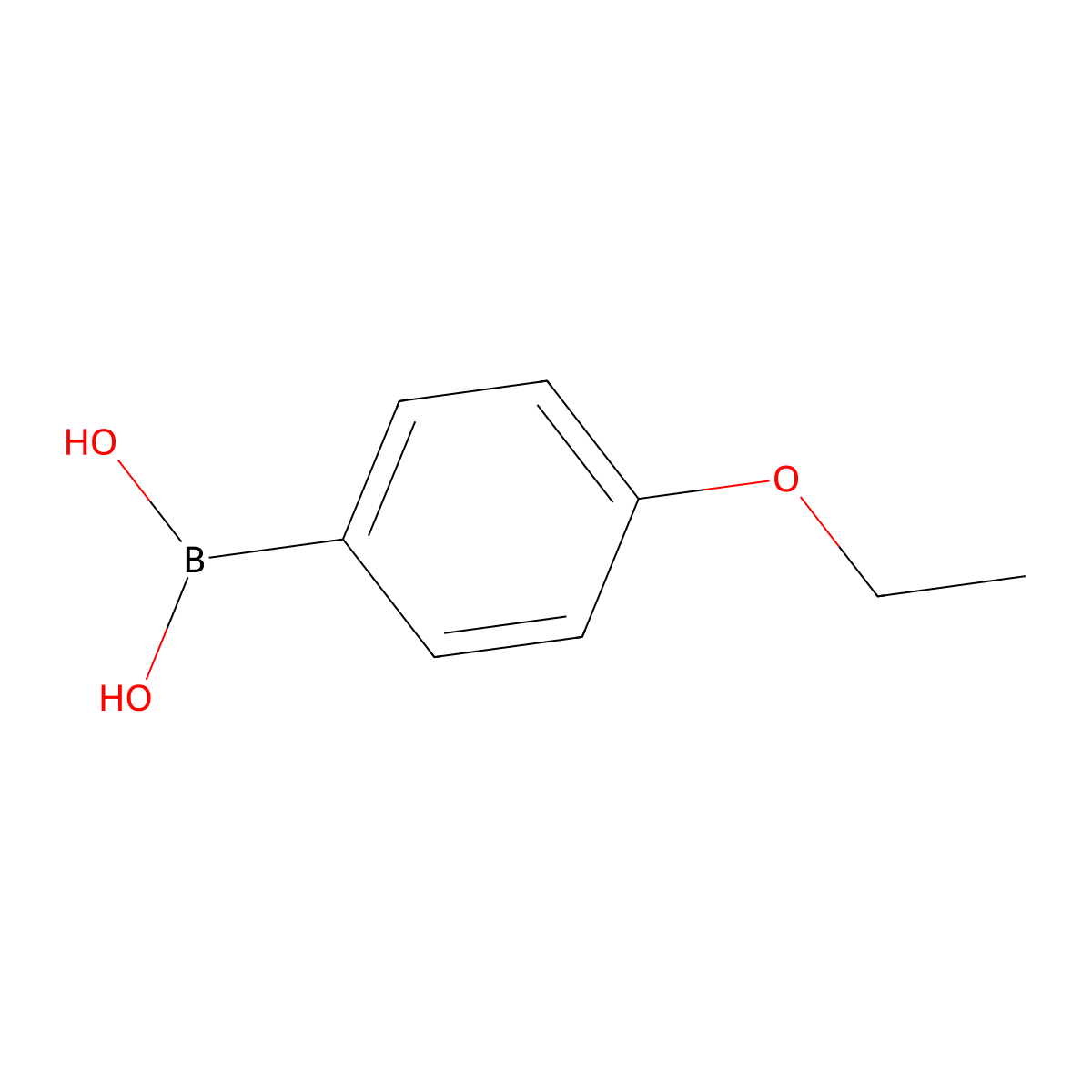 4-Ethoxyphenylboronic acid molecular structure, CAS 22237-13-4