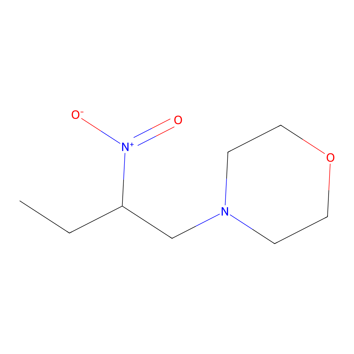 4-(2-Nitrobutyl)morpholine molecular structure, CAS 2224-44-4