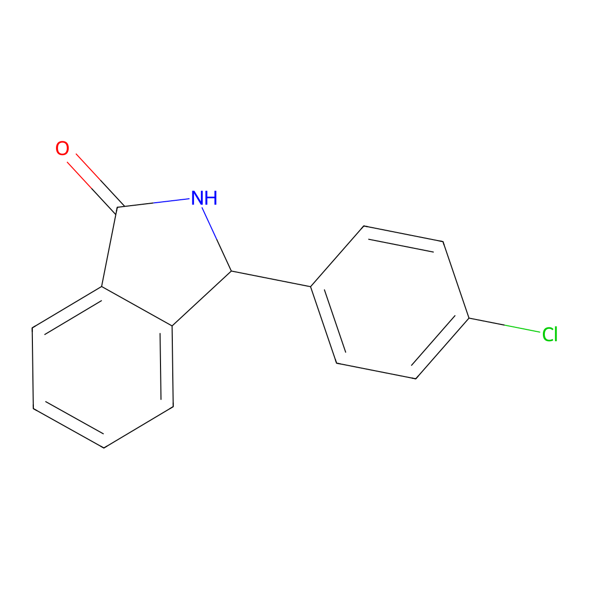 1-(4-Chlorophenyl)-3-oxoisoindoline molecular structure, CAS 2224-77-3