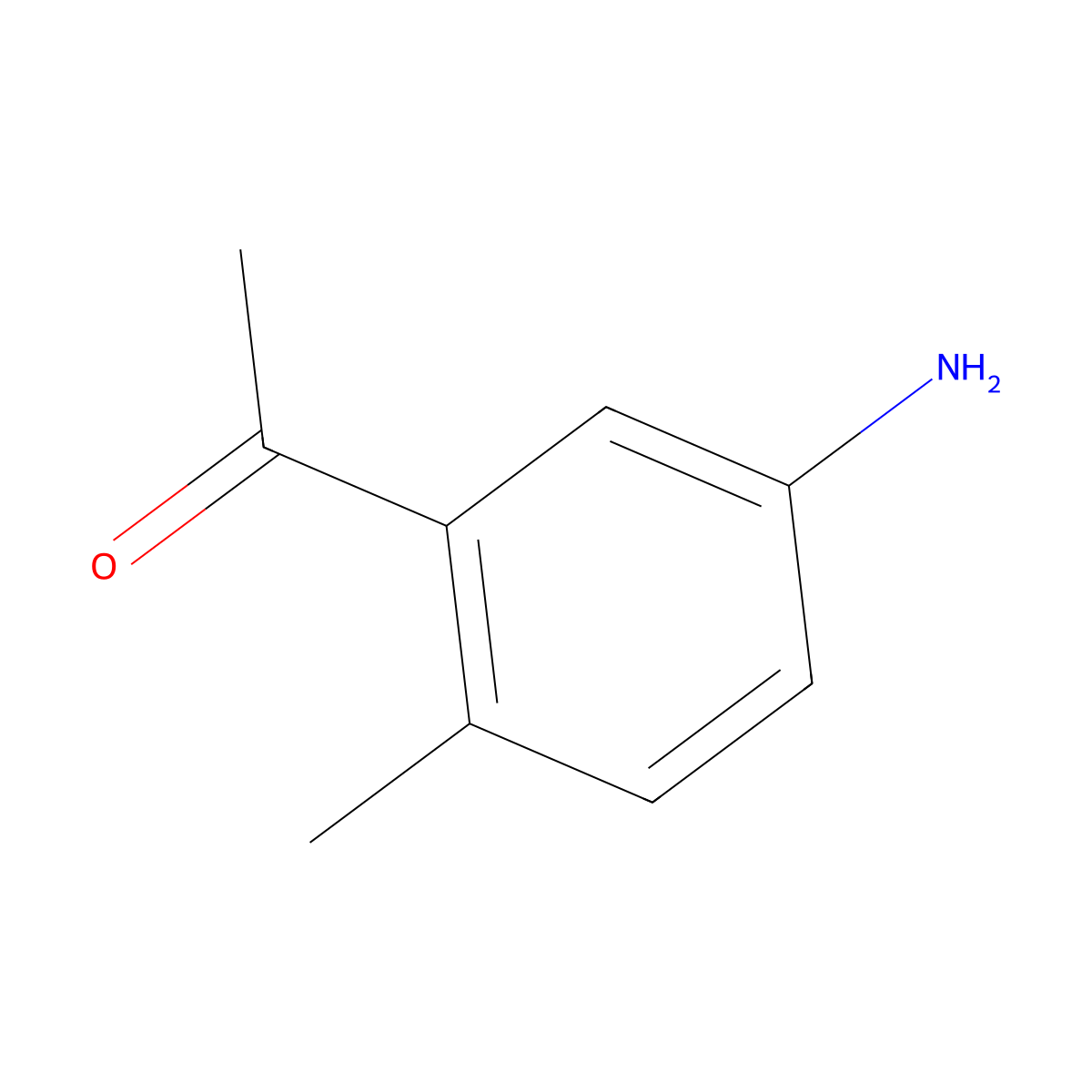 1-(5-Amino-2-methylphenyl)ethanone molecular structure, CAS 22241-00-5