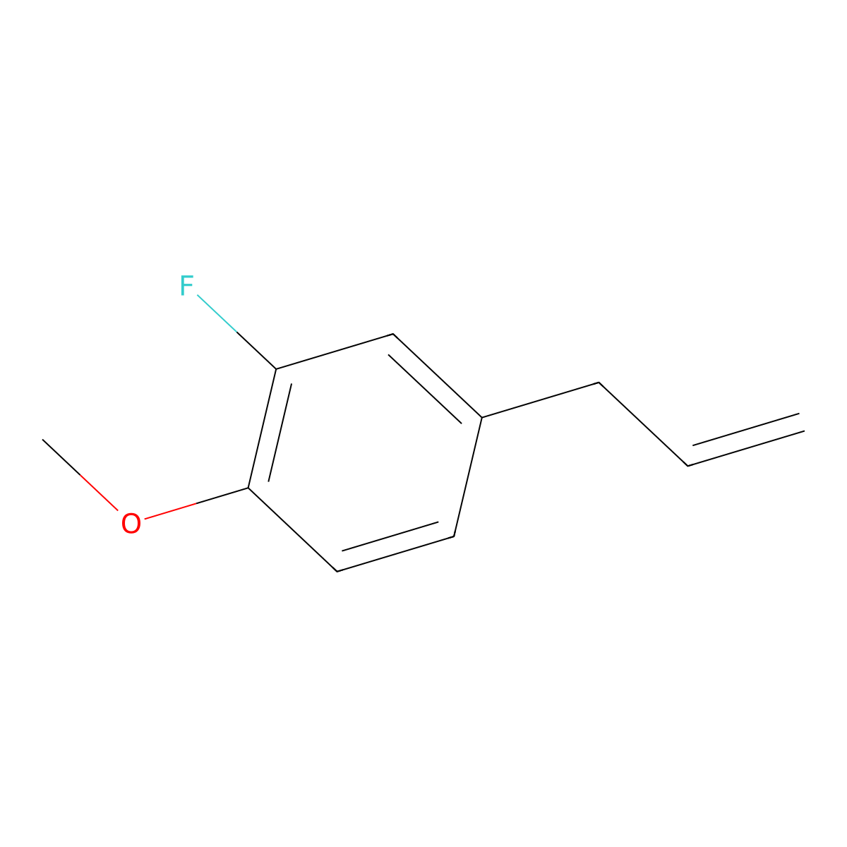 3-(3-Fluoro-4-methoxyphenyl)-1-propene molecular structure, CAS 222422-50-6