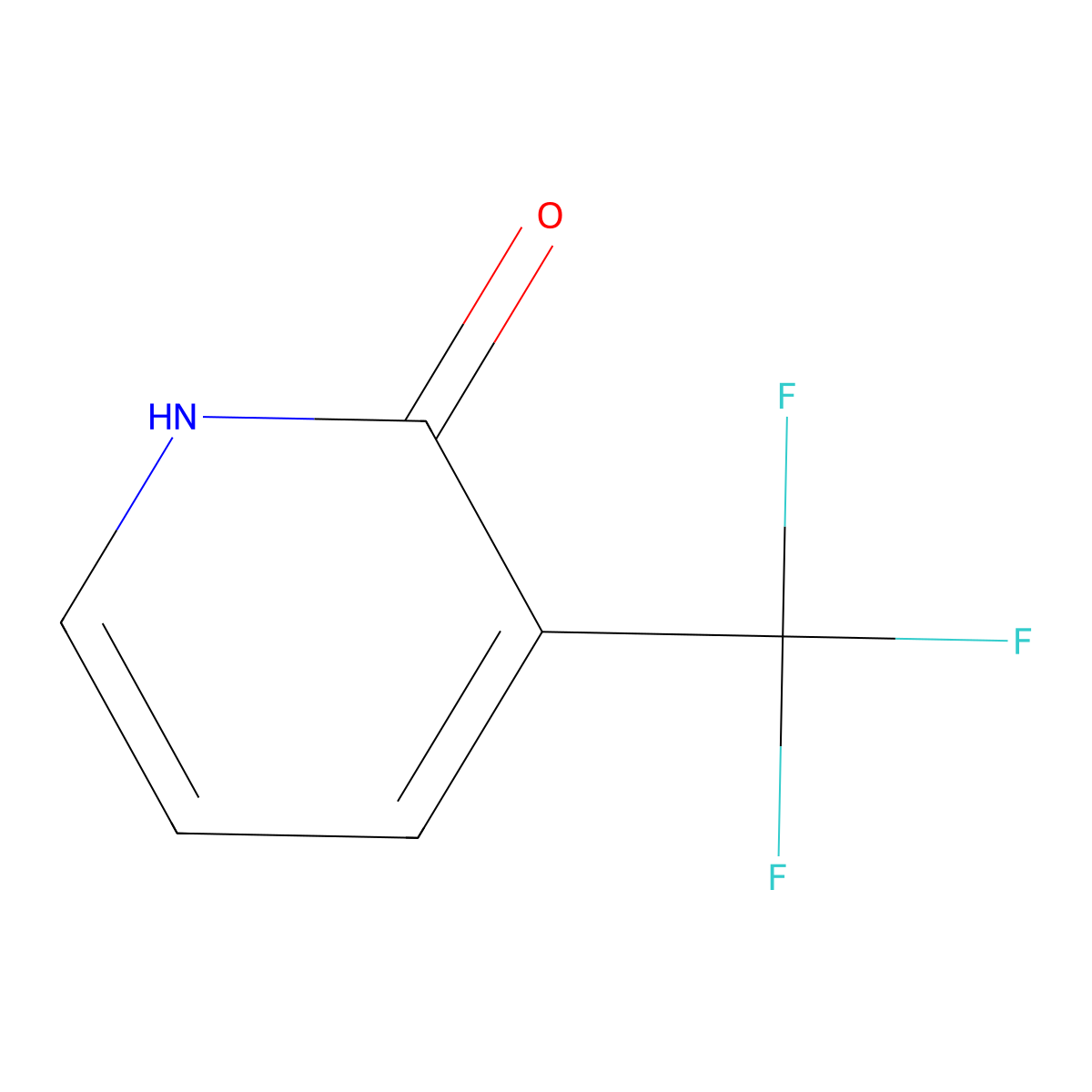 2(1H)-Pyridinone, 3-(trifluoromethyl)- molecular structure, CAS 22245-83-6