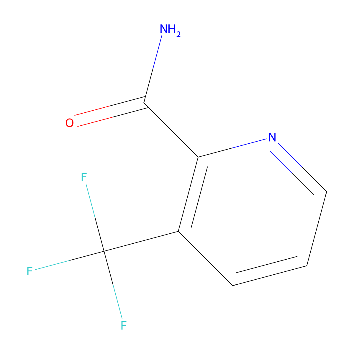 3-(Trifluoromethyl)picolinamide molecular structure, CAS 22245-85-8