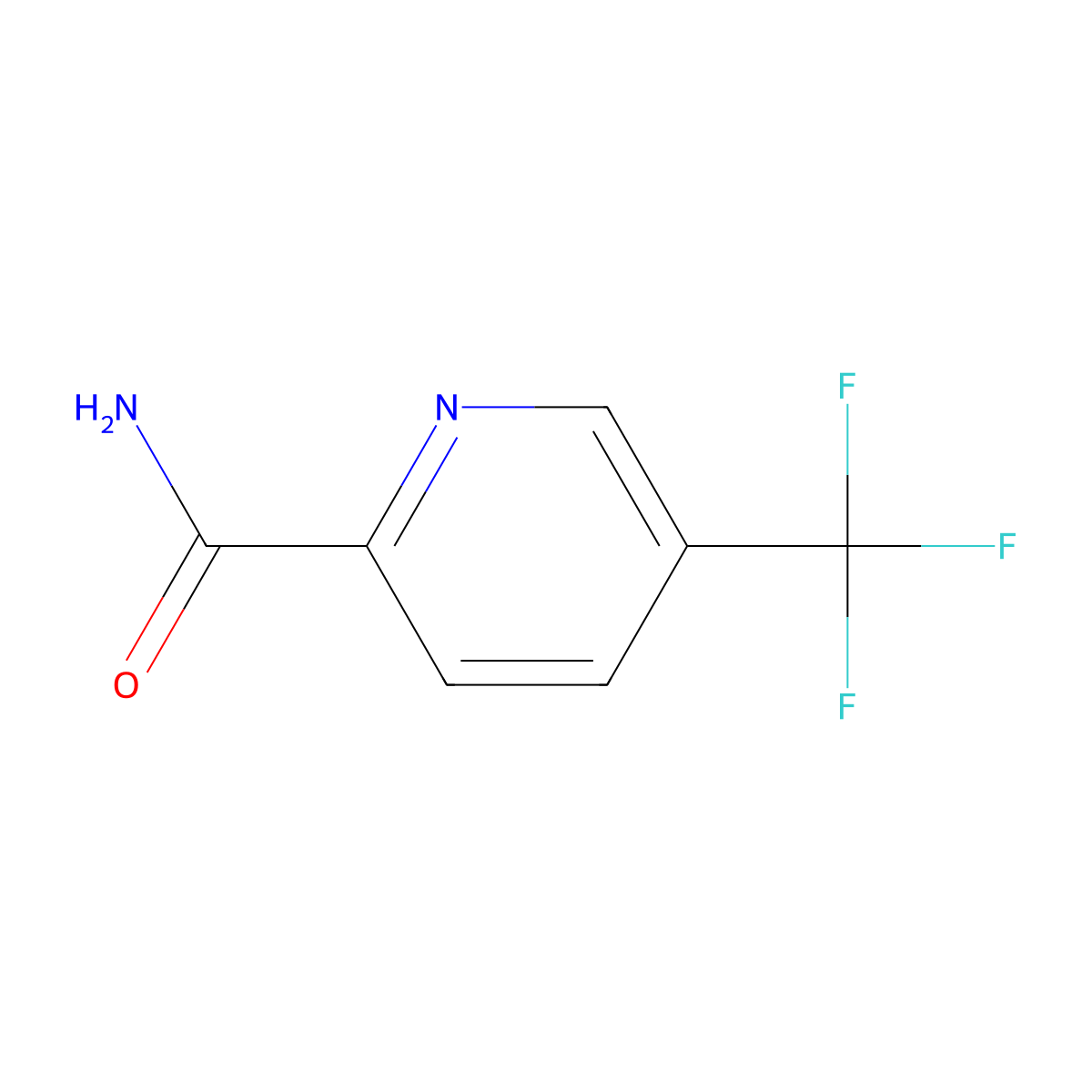 5-(Trifluoromethyl)picolinamide molecular structure, CAS 22245-86-9