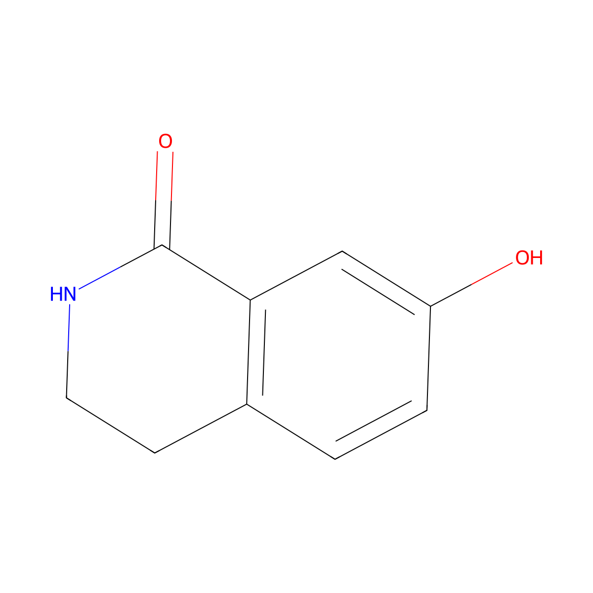 7-Hydroxy-3,4-dihydro-2H-isoquinolin-1-one molecular structure, CAS 22246-05-5
