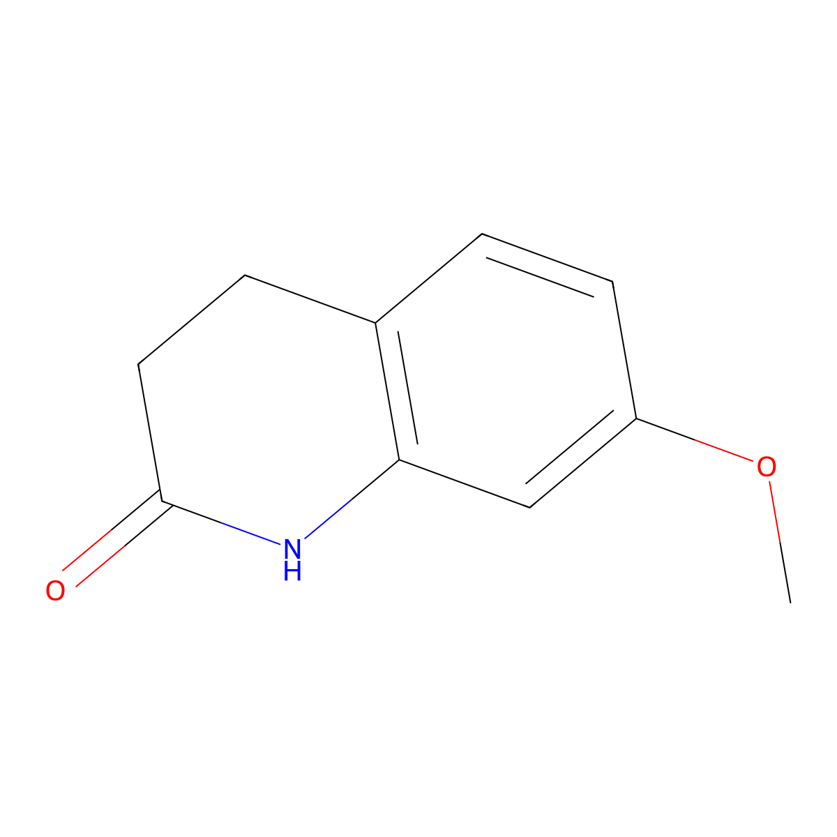 7-Methoxy-3,4-dihydroquinolin-2(1H)-one molecular structure, CAS 22246-17-9