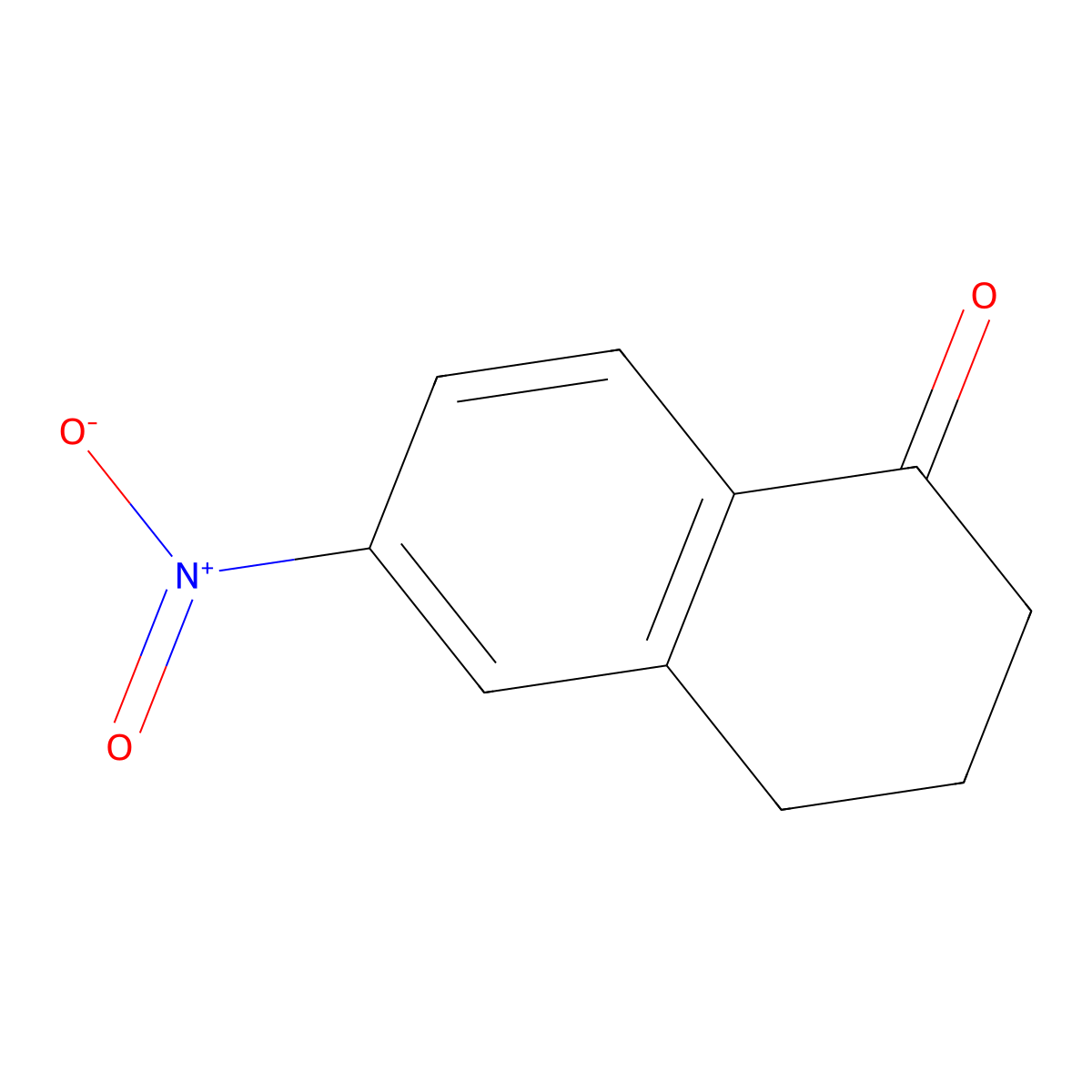 6-Nitro-3,4-dihydronaphthalen-1(2H)-one molecular structure, CAS 22246-26-0