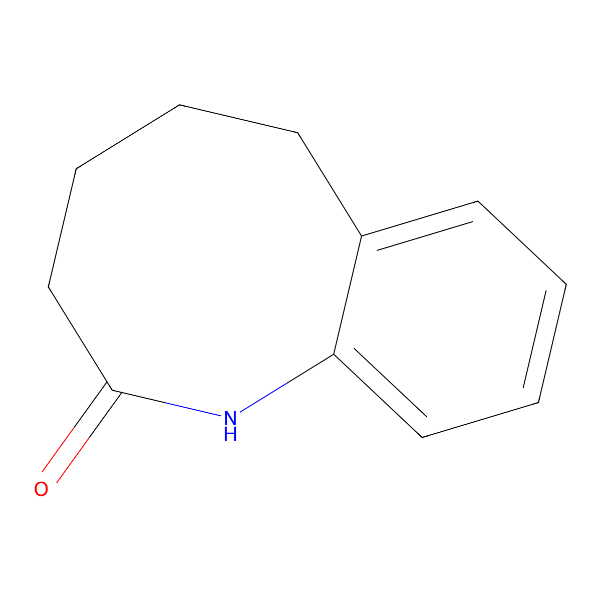 3,4,5,6-tetrahydro-1-benzazocin-2(1H)-one molecular structure, CAS 22246-75-9