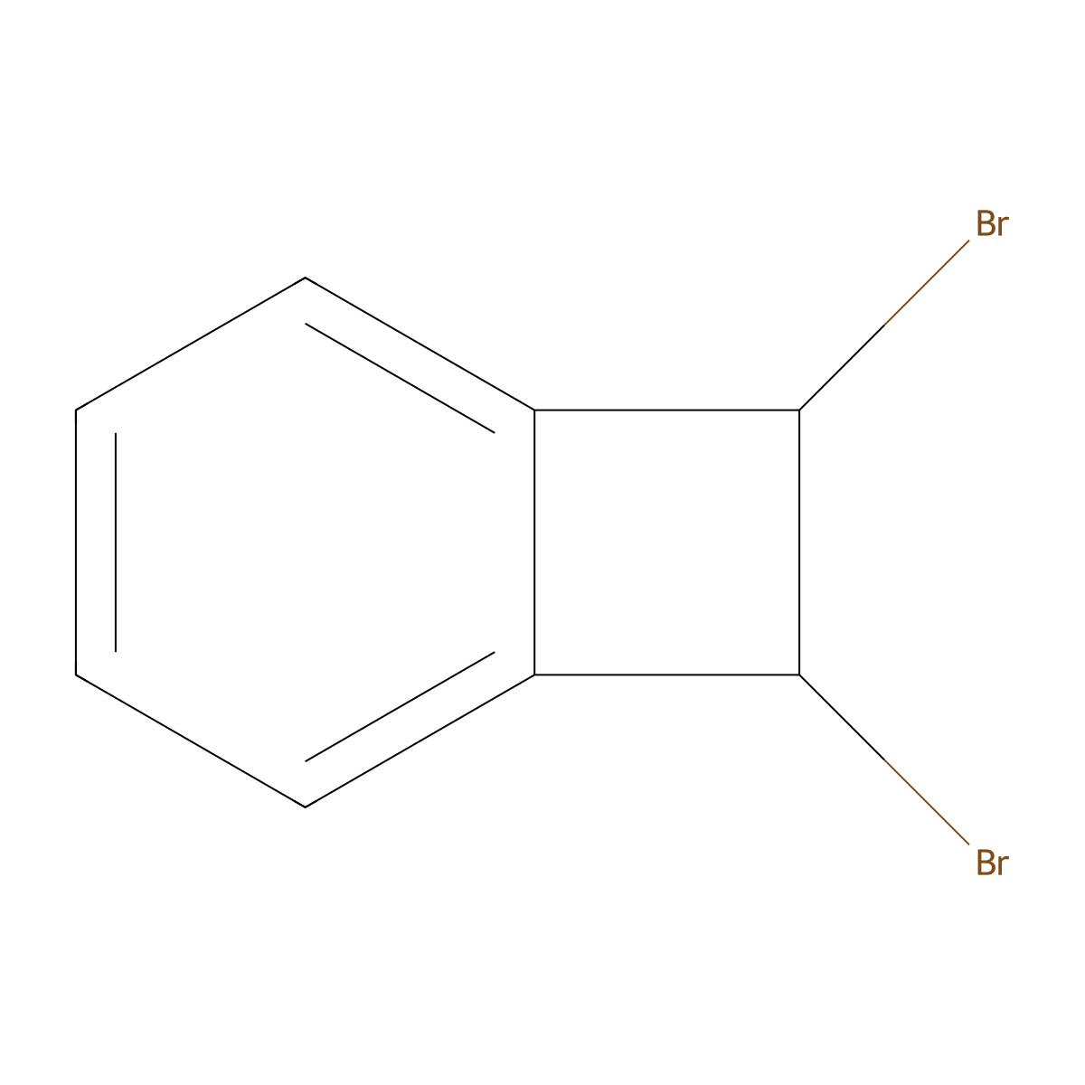 7,8-Dibromobicyclo[4.2.0]octa-1,3,5-triene molecular structure, CAS 22250-72-2