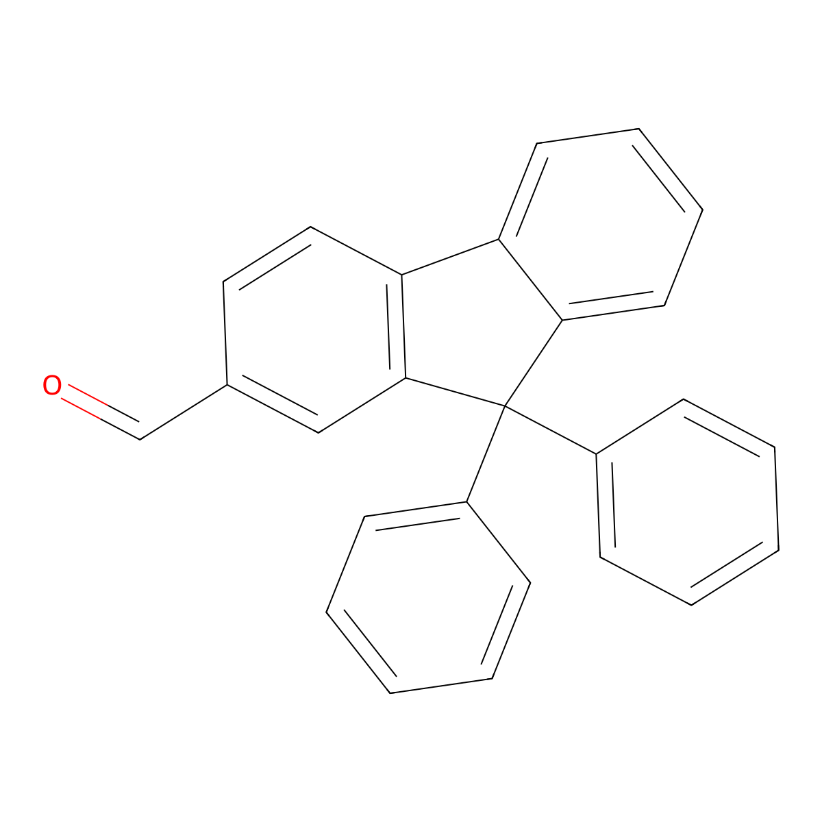 9,9-Diphenyl-9H-fluorene-2-carboxaldehyde molecular structure, CAS 2225126-50-9