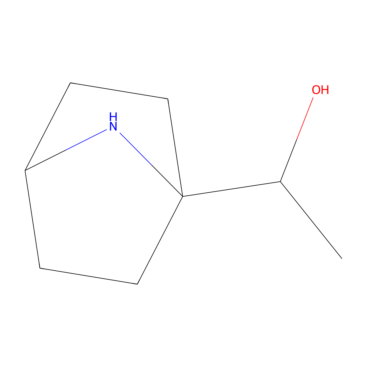 1-{7-Azabicyclo[2.2.1]heptan-1-yl}ethan-1-ol molecular structure, CAS 2225136-80-9