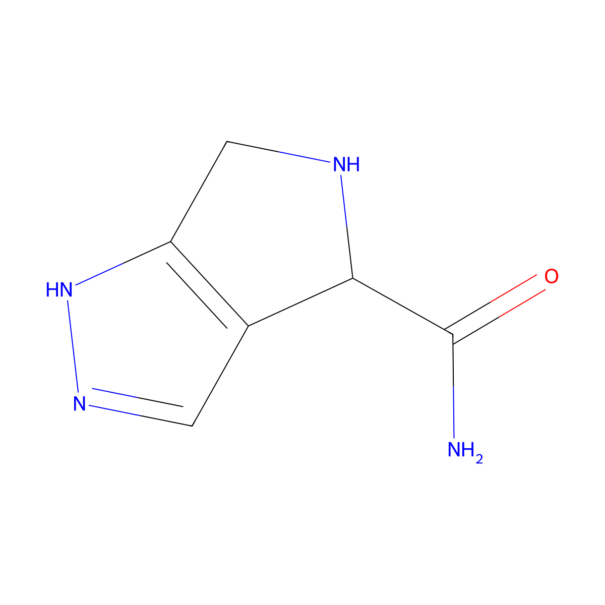 2H,4H,5H,6H-pyrrolo[3,4-c]pyrazole-4-carboxamide molecular structure, CAS 2225137-22-2