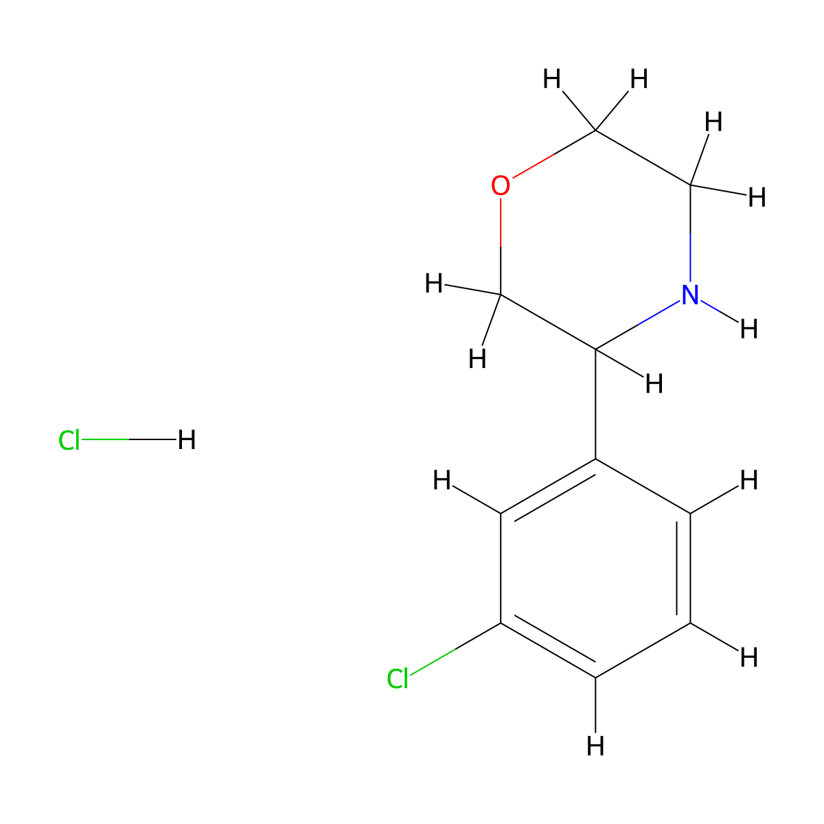 3-(3-Chlorophenyl)morpholine hydrochloride molecular structure, CAS 2225141-15-9