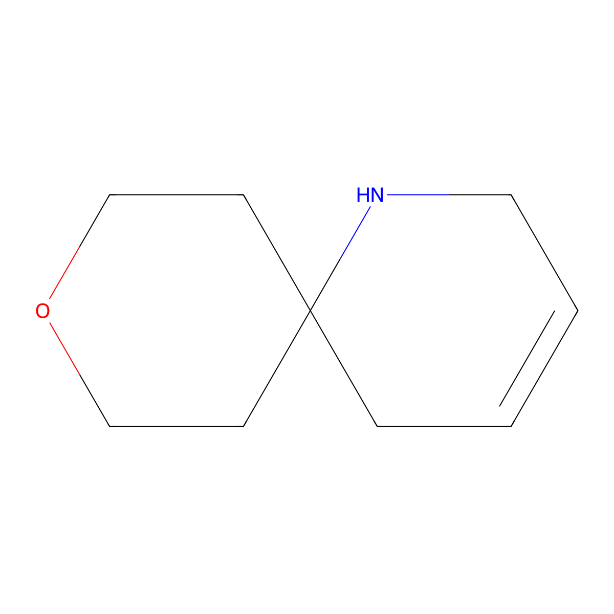 9-Oxa-1-azaspiro[5.5]undec-3-ene molecular structure, CAS 2225141-23-9
