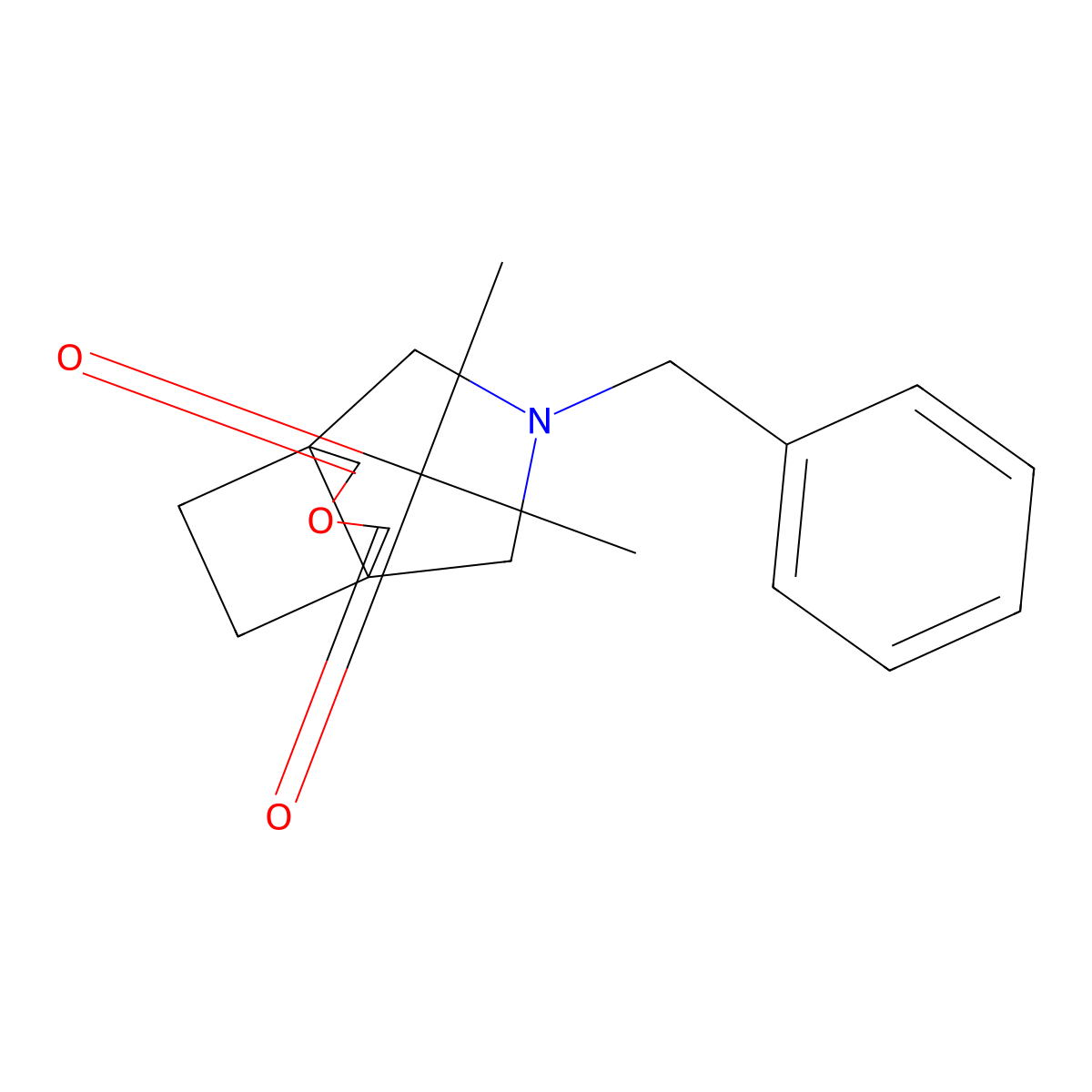 7-Benzyl-3-oxa-7-azatricyclo[3.3.2.0,1,5]decane-2,4-dione molecular structure, CAS 2225141-36-4