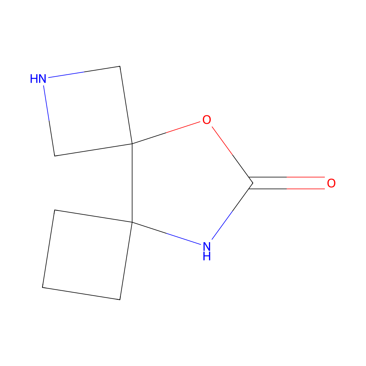 11-Oxa-2,9-diazadispiro[3.0.3^{5}.3^{4}]undecan-10-one molecular structure, CAS 2225142-03-8
