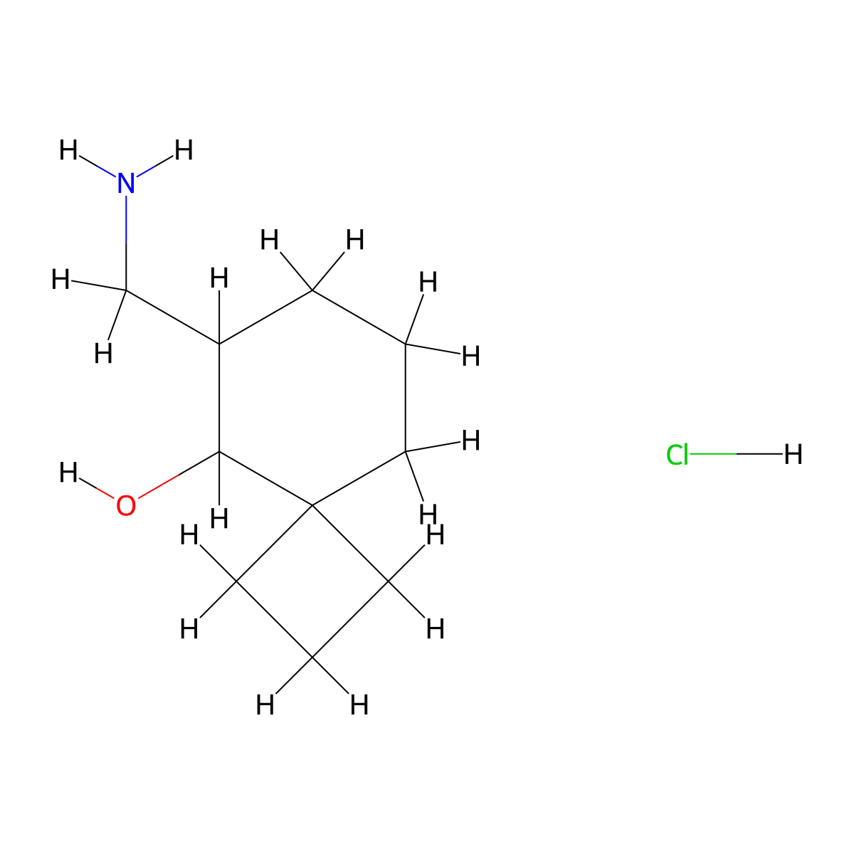 6-(Aminomethyl)spiro[3.5]nonan-5-ol hydrochloride molecular structure, CAS 2225142-21-0
