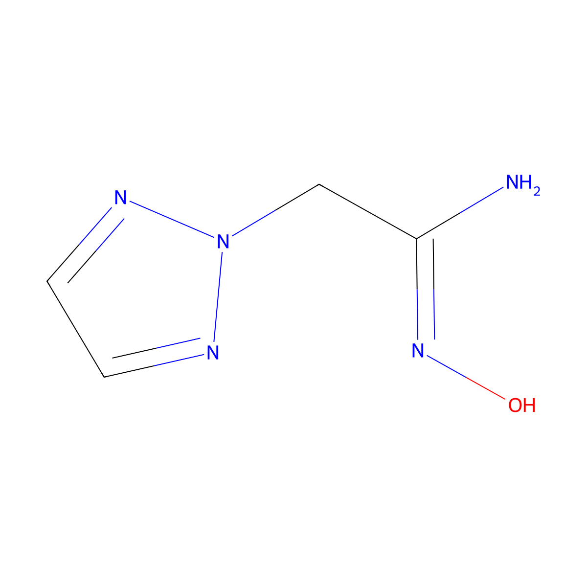 N-hydroxy-2-(2h-1,2,3-triazol-2-yl)ethanimidamide molecular structure, CAS 2225144-42-1