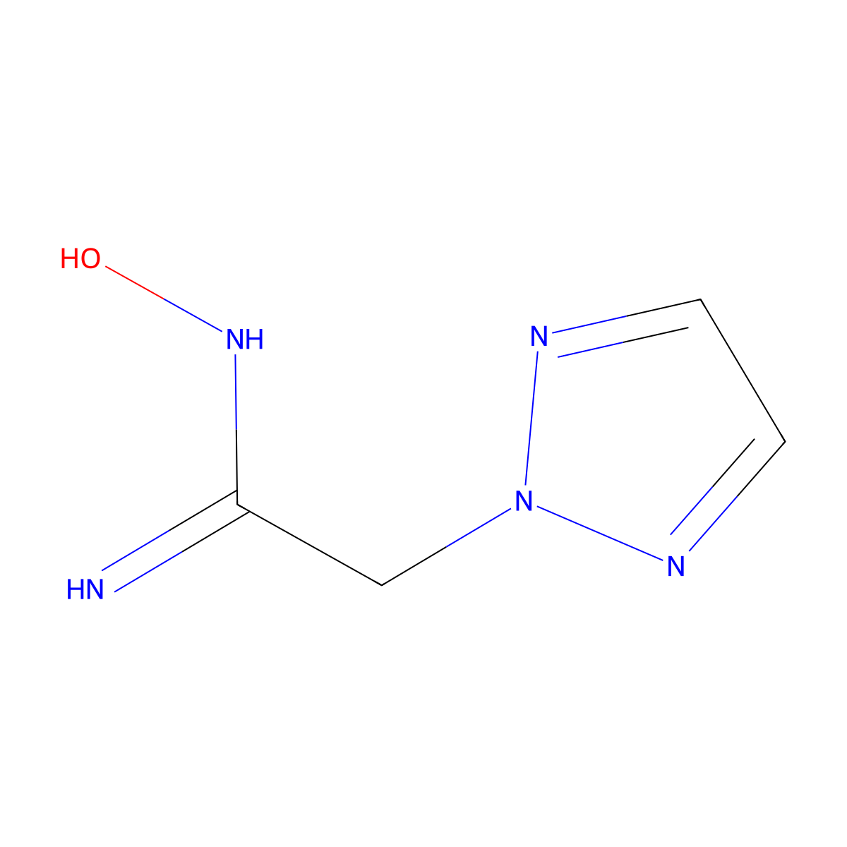 N-hydroxy-2-(2h-1,2,3-triazol-2-yl)ethanimidamide molecular structure, CAS 2225144-42-1